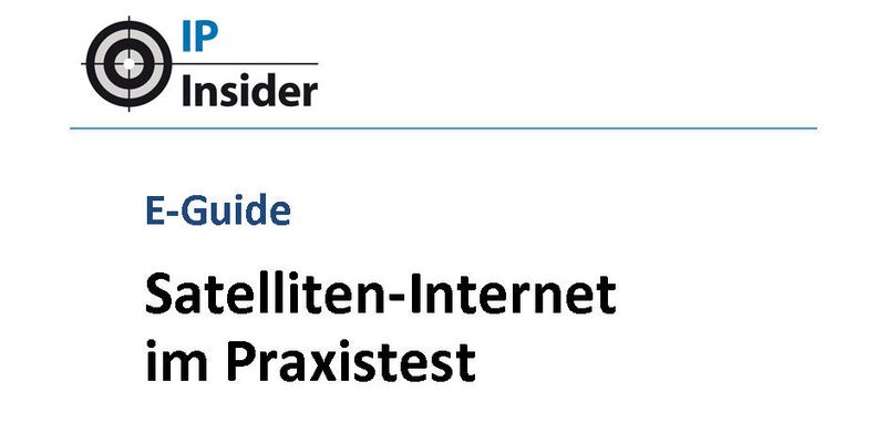 Zum Thema Internetanbindung via Satellit hat IP-Insider ein E-Book verfasst, das kostenfrei zum Download zur Verfügung steht.