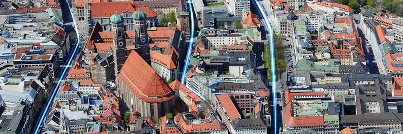 Künftig sollen rund 570.000 Haushalte und mehr als 80.000 Unternehmen in München FTTB/H-Anschlüsse nutzen können.