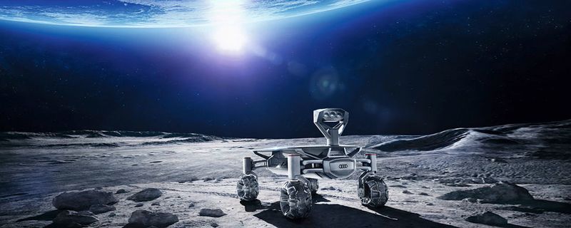 Audi entwickelt gemeinsam mit einer deutschen Ingenieursgruppe einen Mond-Rover. Der „Lunar Quattro“ soll spätestens Ende des Jahres 2017 zum Mond reisen.