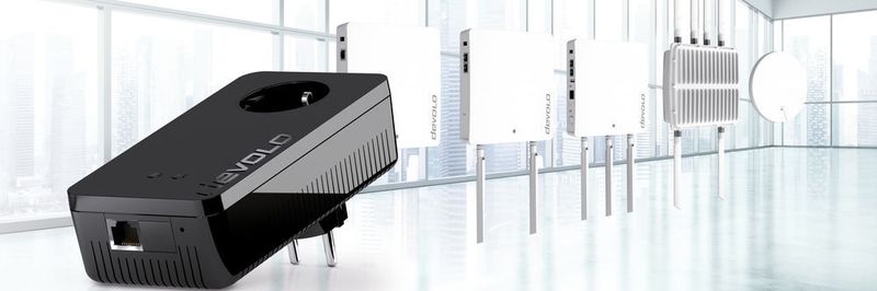 Devolo ergänzt die Gerätepalette für Geschäftskunden um einen Powerline-Adapter mit PoE-Unterstützung sowie um sechs Access Points.