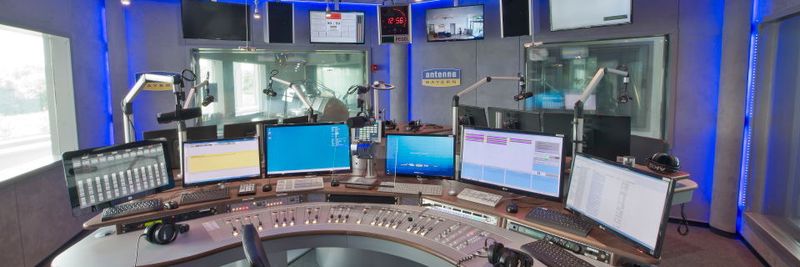 Sendestudio bei Antenne Bayern