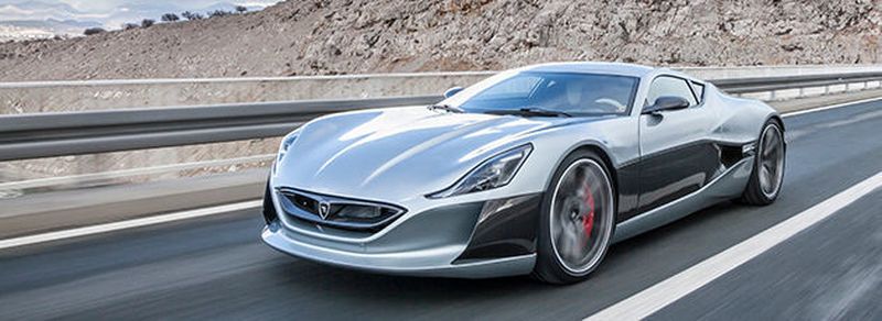 Soll bald in Serie gehen: Der elektrisch angetriebene Supersportwagen Concept One mit 800 kW