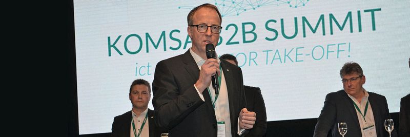 Steffen Ebner, Vice President Systems & Solutions bei Komsa, zeigte das Geschäftspotenzial der Cloud auf.