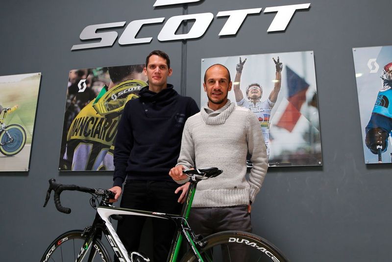 Paul Remy, Bike Engineer et Benoit Grelier, Head of Bike Engineering chez Scott Sports SA.