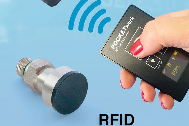 Die passiven Drucktransponder der Serie 21 D RFID sind dank ihrer energietechnischen Unabhängigkeit ohne Wartung unbegrenzt nutzbar.