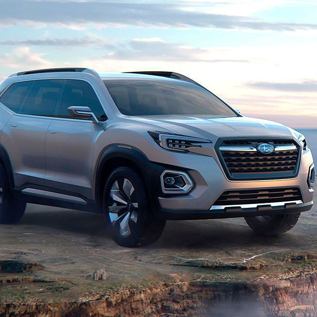 Subaru Viziv 7 Seriennahe Siebensitzige Suv Studie