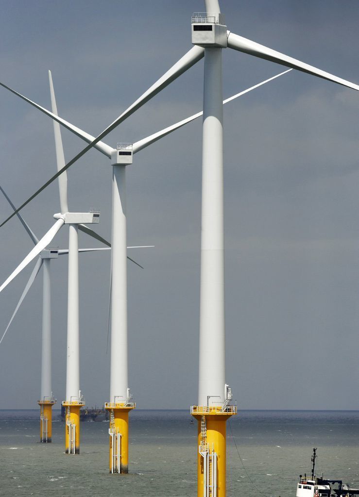 Hersteller Von Offshore Windenergieanlagen Bauen Auf Stahl