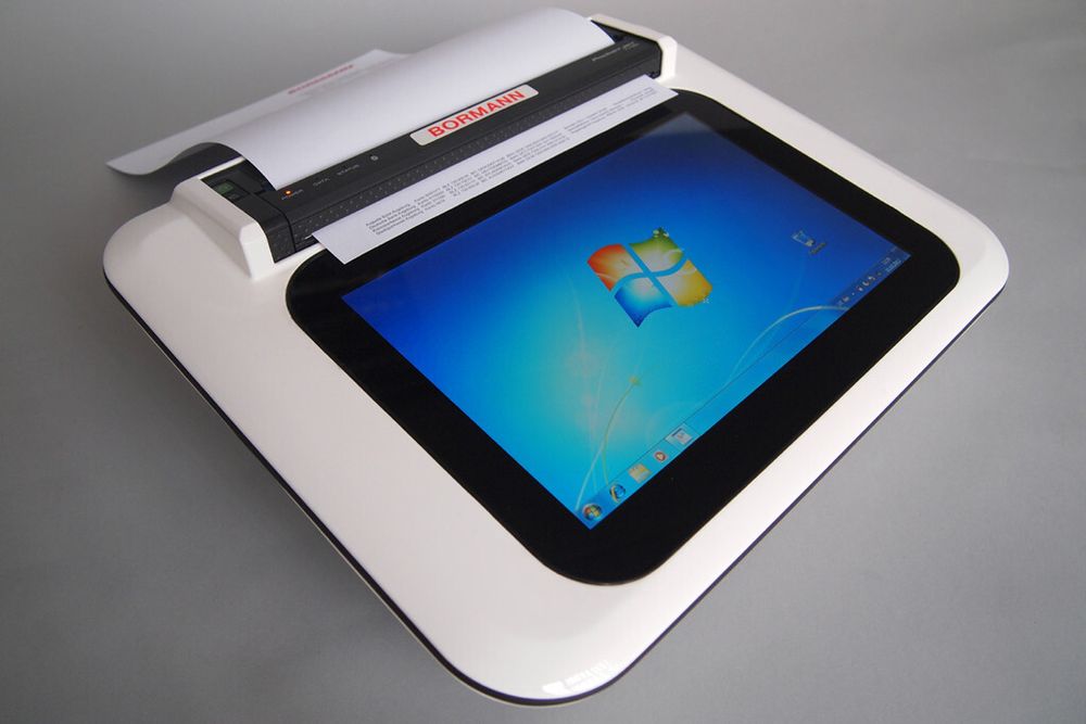 Erster TabletPC mit integriertem Drucker