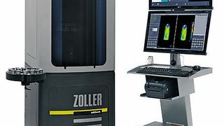 Die Fünf-Achs-CNC-Maschine 3d-Check zeigt Zoller auf der Grindtec. (Bild: E. Zoller)