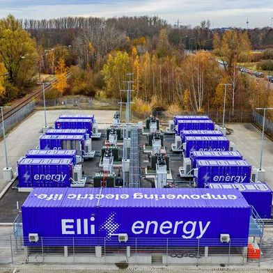Volkswagen Group Charging, Elli, has connected its first electricity storage system to the grid. (Image:Elli)