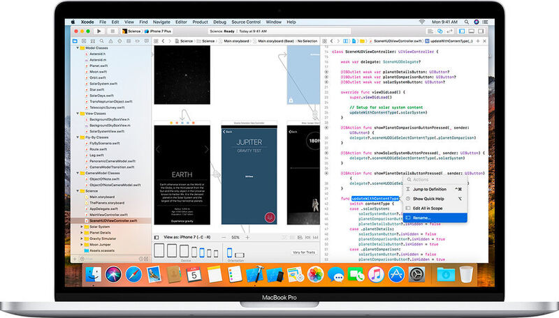 Xcode bringt unter anderem einen iPhone-Simulator mit, damit Entwickler ihre Apps virtuell testen können. (Apple)