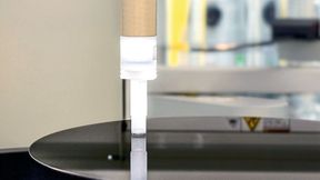 Scanröhrchen mit mitgeführtem Tropfen bei gleichzeitig drehendem Wafer für Oberflächenanalyse. (Bild: Fraunhofer IPMS)
