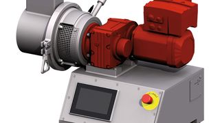 Der Pflugschar-Labormischer Typ N 5 wurde speziell für kleine Mischmengen konstruiert - die Trommel verfügt über ein Volumen von fünf Litern. (Bild: Lödige)