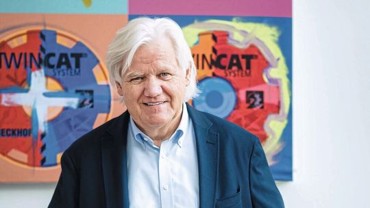 Hans Beckhoff is the founder, managing director and shareholder of Beckhoff Automation GmbH & Co. KG. He founded the company immediately after studying physics at the Technical University of Berlin and the University of Münster. Beckhoff can look back on over 45 years of experience in automation technology and holds numerous patents.(Image: Beckhoff Automation)