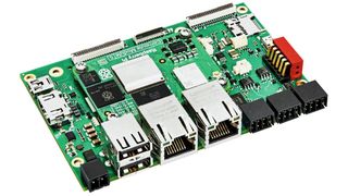 Pi-Tron CM5:  das Compute Modul 5 spendiert dem Board dank Broadcom-SoC BCM2712 mit Quadcore Cortex A76 eine hohe Rechenleistung. (Bild: Kontron)
