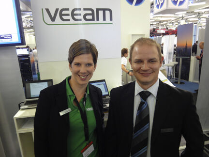Maja Hemming und Michael Gerich, Veeam (Archiv: Vogel Business Media)