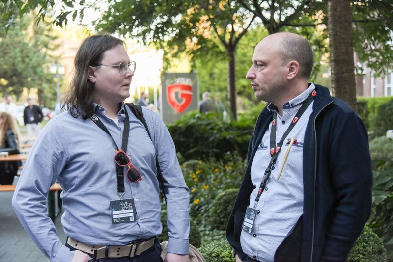 Tobias Höck und Thorsten Scholz (beide HRI IT Consulting) (Bild: G Data)