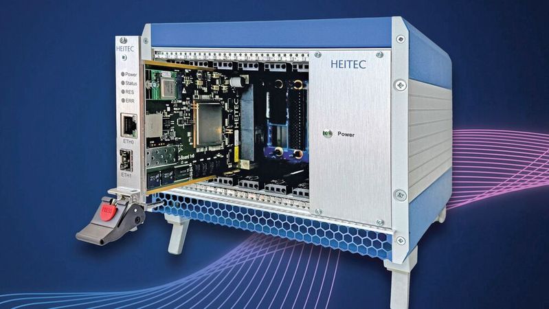 OpenVPX-Board von Heitec: Das Modul für OpenVPX‑Systeme (VITA 65) integriert Intels FPGA Arria V.(Bild:  Heitec)