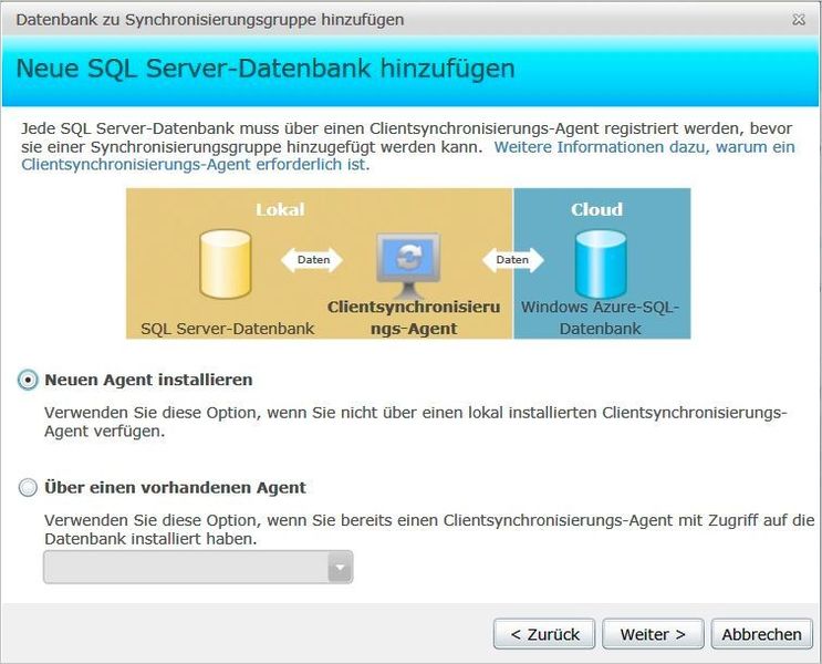 Lokale SQL-Server und SQL-Datenbanken in Azure können parallel eingesetzt werden und gegenseitig Daten austauschen. (Thomas Joos / Microsoft)