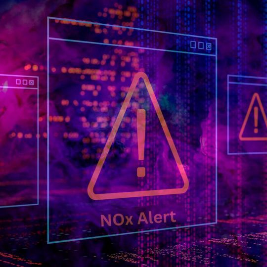 NOx-Alarm: ein winziger Sensor warnt vor Fahrzeugschadstoffen und versorgt sich selbst mit Strom. NOx-Alarm: ein winziger Sensor warnt vor Fahrzeugschadstoffen und versorgt sich selbst mit Strom.