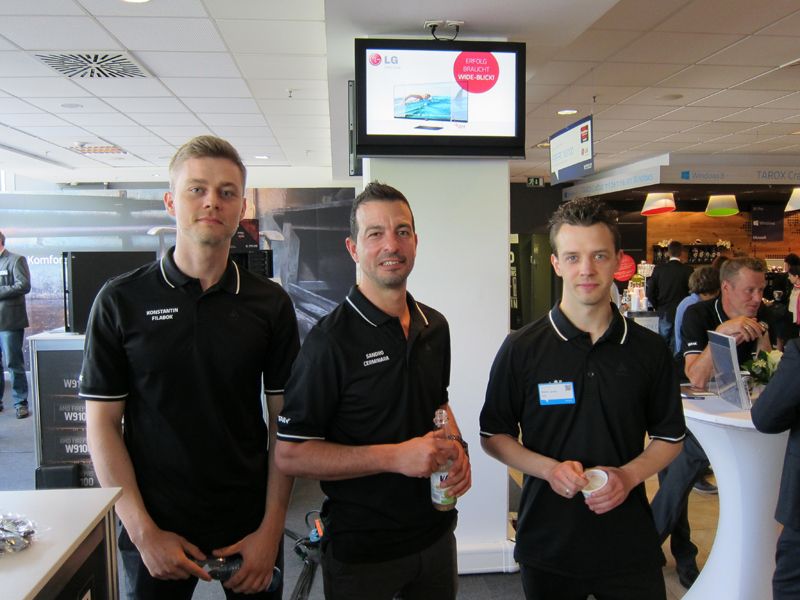 (v.l.) Konstantin Filabok, Sandro Cerminara und Martin Lorenz, TAROX (Bild: IT-BUSINESS)