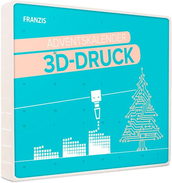 24 3D-Druck- und Elektronikprojekte für die Adventszeit. (Bild: Franzis / gefunden auf amazon.de)