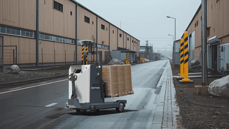 Der AMR Mover ist laut Cartken so konzipiert, dass er schnell einsatzbereit ist und Unternehmen hilft, die Automatisierung schrittweise zu erweitern, um operatives Risiko zu reduzieren und messbaren Mehrwert zu erzielen.(Bild:  Cartken)