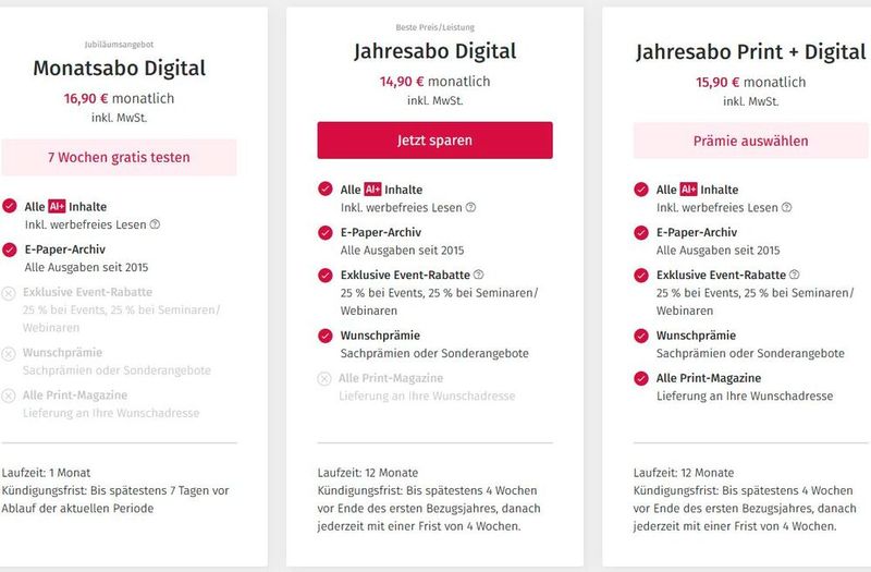 Seit dem Jahr 2021 gibt es für Abonennten exklusive Inhalte und Rabatte. (Bild: VCG)