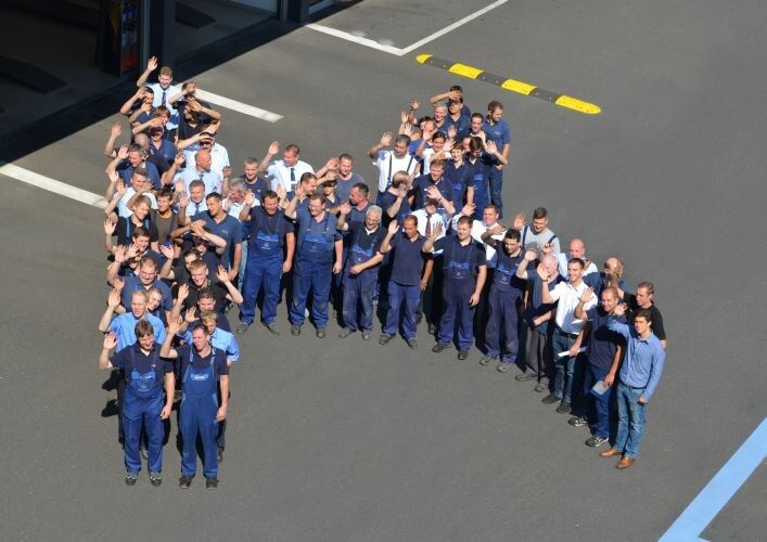 Das Serviceteam vom Autohaus Kunzmann. (Foto: Kunzmann)