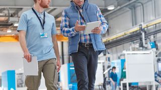 Bossard stelt auf der Hannover Messe seine Services vor, mit denen Potenziale nicht nurbei Produktions- und Montageprozessen entdeckt werden sollen. (Bossard)