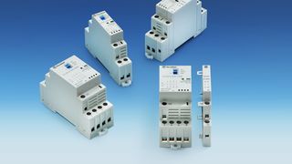 Die Installationsschütze der Serie 22 sind mit zwei oder vier Kontakten in unterschiedlicher Bestückung sowie mit zwei verschiedenen Kontaktmaterialien erhältlich. (Bild: Finder)