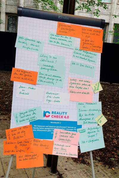 Es gibt geeignete Lösungen für die digitale Transformation im Mittelststand. Oft werden sie nur nicht gesehen. Eine der zahlreiche Erkenntnisse aus dem Worldcafé 2.  (Bild: Schreier)