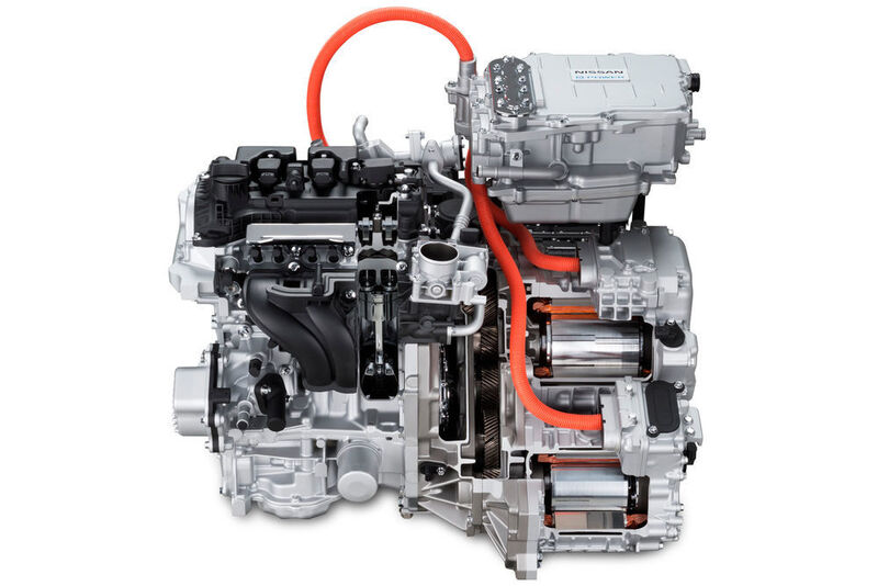 Der Verbrennungsmotor ist direkt mit dem Generator gekoppelt. (Nissan)