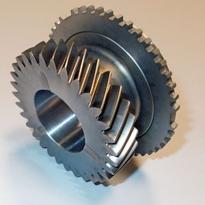 Getriebenes Gangrad des 6. Ganges aus Pulvermetall eines manuellen Schaltgetriebes. (Bild:  Profiroll)