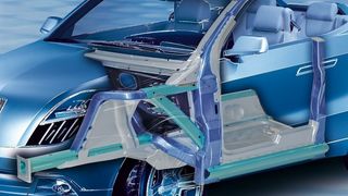 Innerhalb des Scalight-Projektes wurden nicht nur neue Werkstoffe entwickelt, sondern auch intelligente Halbzeuge im Einklang mit der Fertigungstechnik konzipiert. Bild: Salzgitter AG (Archiv: Vogel Business Media)