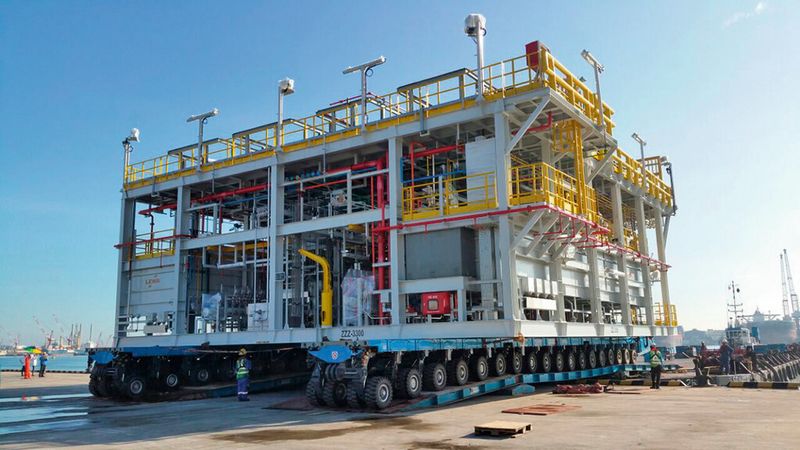 Das Modul wird speziell auf Offshore-Förderschiffen, sogenannten FPSOs eingesetzt. (Bild: Lewa)