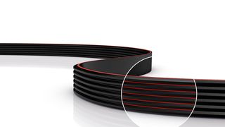 Der Keilrippenriemen weist eine hohe Temperaturbeständigkeit gegenüber Tieftemperaturen von bis zu –40 °C und Hochtemperaturen von bis zu 130 °C auf. (Bild: Optibelt)