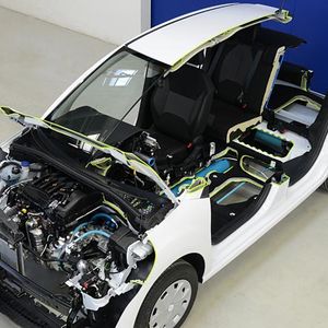 Ein hydraulisches Hybrid-Antriebssystem wollen Bosch und der PSA-Konzern entwickeln. Die grundsätzlich aus Baumaschinen bekannte Technik soll dann auch in Personenkraftwagen eingesetzt werden.(Foto:  Peugeot)