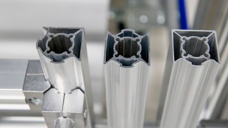 Verschiedene BeeWaTec Aluminiumprofile mit Profilanbindung. In unserem Portfolio finden Sie Profile mit unterschiedlicher Anzahl an Profilanbindungen. (Bild: BeeWaTec AG)
