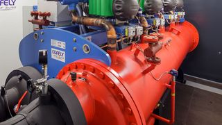 Quantum G erstmalig verbaut in einer Containerlösung von Cofely Refrigeration. (Bild: Cofely / Jan Potente)