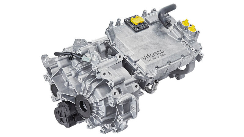 Der im Honda-SUV e:Ny1 verbaute Achsantrieb EMR3 von Vitesco integriert Leistungselektronik, Elektromotor und Untersetzungsgetriebe.