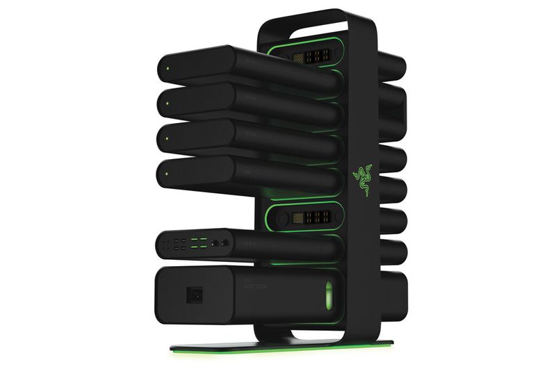 ...nicht nur von vorne, sondern auch von hinten und seitlich. (Bild: Razer)