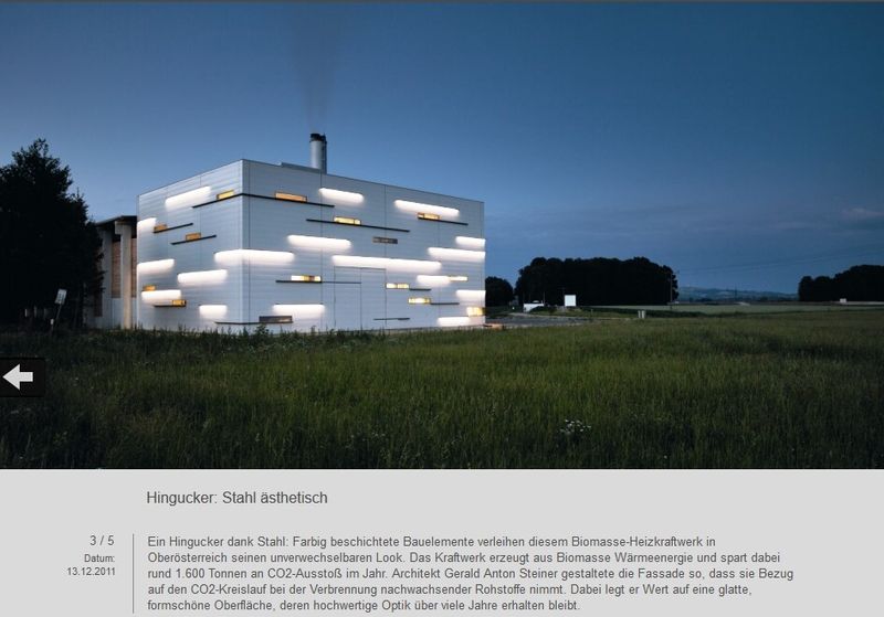 Hingucker: Stahl ästhetisch (Bild: ThyssenKrupp)