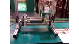 Medienspaltmotor SycoFlow im Einsatz auf der SPS/IPC/DRIVES. (Archiv: Vogel Business Media)