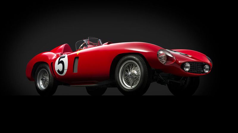 1955er Ferrari 121 LM Spider by Scaglietti (Schätzwert: 5,5 bis 6,5 Millionen Euro). (Bild: Autoren-Union Mobilität/RM Sotheby's)
