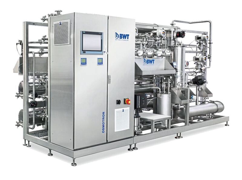 Mit dem Osmotron hat BWT eine Lösung zur „kalten“ Erzeugung von WFI aus Trinkwasser im Programm. (BWT Pharma & Biotech)