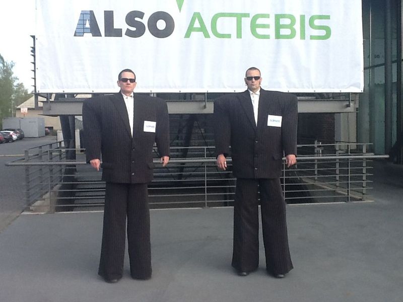 Die beiden Bodyguards waren im Auftrag von Sophos unterwegs. (Archiv: Vogel Business Media)