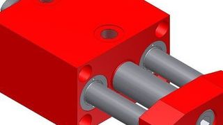 Energieoptimierter Kernzugzylinder der neuentwickelten Baureihe 58 (Bild: Hydropneu)