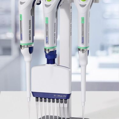 Die neue elektronische Ein- und Mehrkanalpipette Rainin Vero (Bild: Mettler Toledo)