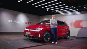 Mit dem ID.Polo GTI feiert das erste vollelektrische Modell seine Weltpremiere - genau 50 Jahre nachdem der erste GTI überhaupt debütierte. Next-Mobility-Redakteurin Stefanie Eckardt gewann bereits Anfang April 2026 in Hamburg erste Einblicke.   (Bild: IvoHercik.com)